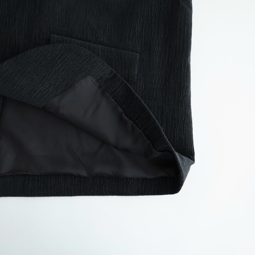 バークコーデュロイ2WayカラーJK #BLACK [D226-J232]