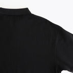 Cotton Pique Jersey S/S Skipper Polo #BLACK [GU251-70057]