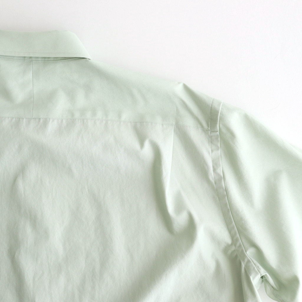 WASHED FINX TWILL SHIRT #LIGHT KHAKI [A25AS01TN]