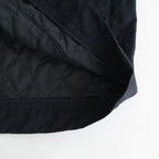 NCHRJK - ポリエステル&レーヨン・クリア ツイル・キルト チャイナジャケット #95 Black [SN_NC0401JK]