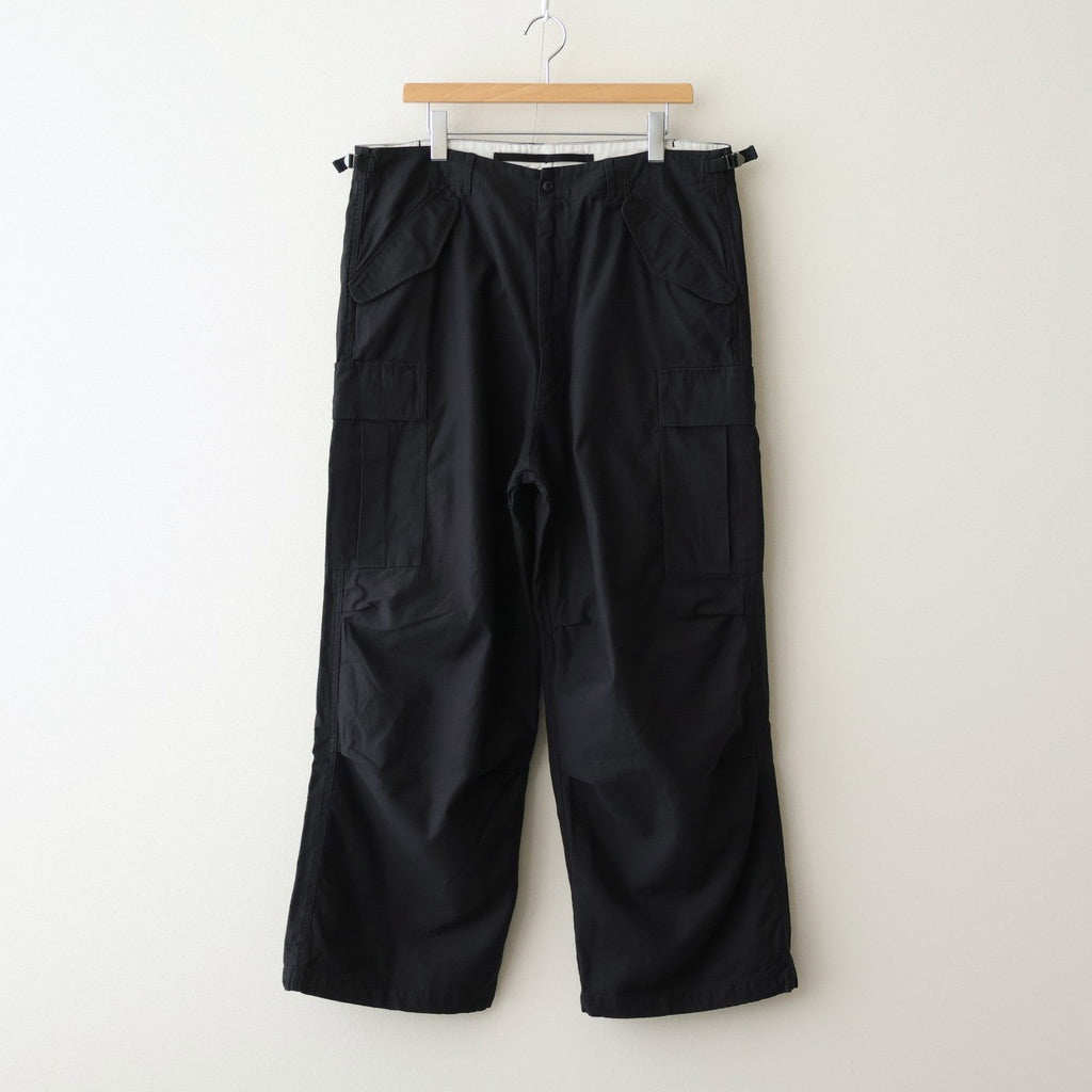 BACK SATEEN FIELD PANTS #BLACK [FSC253-40145]