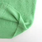 BABY SURI ALPACA SHEER KNIT SHIRT CARDIGAN #LIGHT GREEN [A24AC01AK]