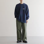 VIBTEX for FreshService L/S CREW NECK TEE #NAVY [FSC244-70177B]