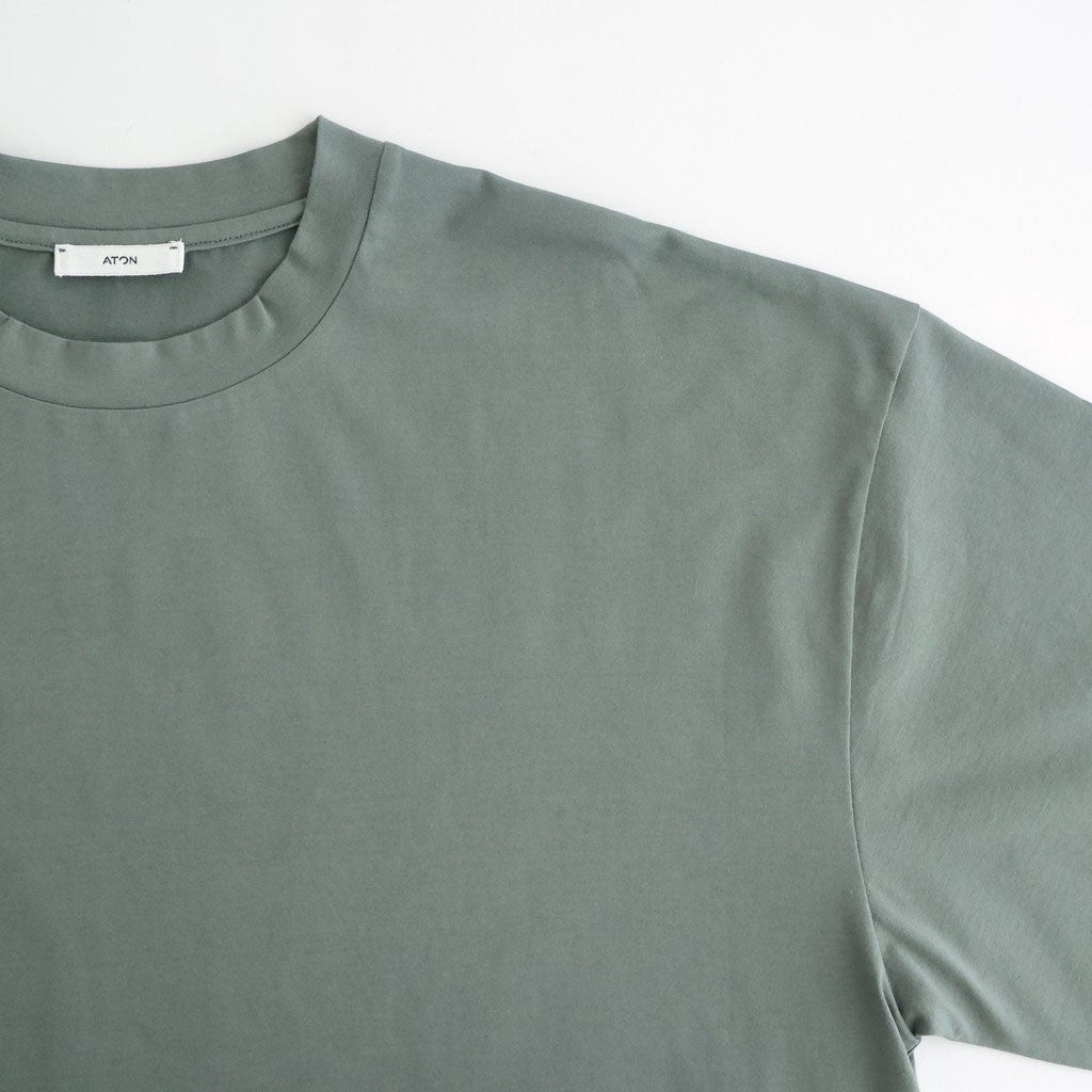 SUVIN 60/2 OVERSIZED T-SHIRT #KHAKI [KKAGLM0015]