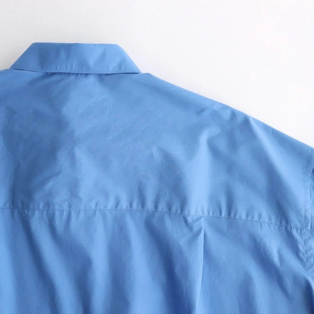 Broad L/S Oversized Regular Collar Shirt #BLUE [GM261-50001B]
