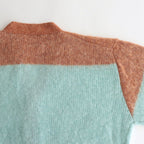 MOHAIR BORDER CARDIGAN #PINK [YK23FW0571S]