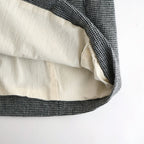 FDRSJK - ウール・千鳥 フロントジップジャケット #09 White × Black [SN_FR1403JK]