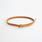 Double Buckel Leather Belt #CAMEL [YK26SS01262A]