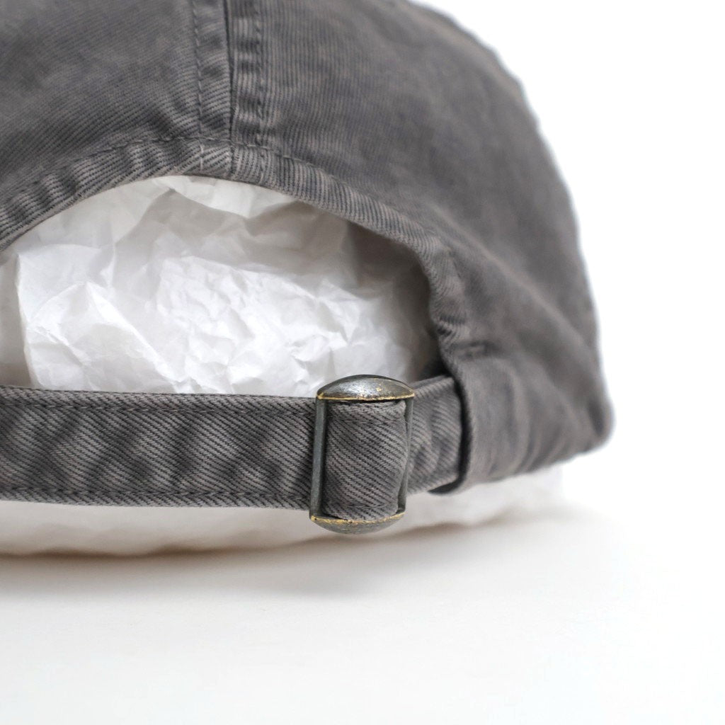GARMENT-DYED FINX CHINO CAP MADE BY KIJIMA TAKAYUKI #INK BLACK [A26SC02KT]