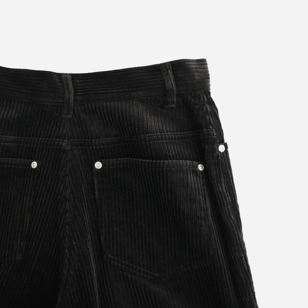 Chunky Corduroy Pants #BLK [12610703]