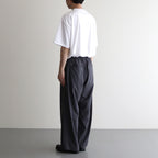 Extra Fine Wool Easy Wide Pants #GRAY [GM251-40093B]