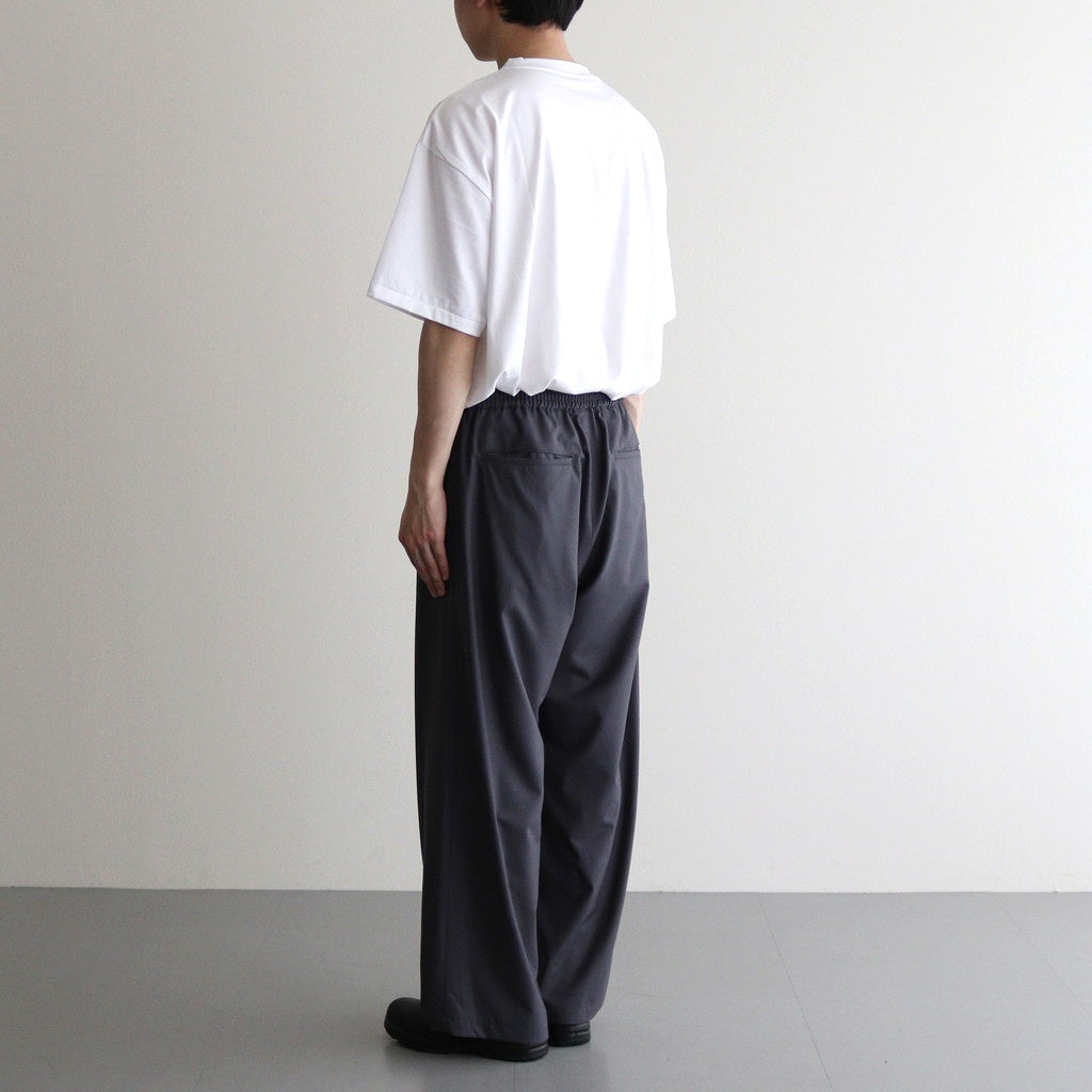 Extra Fine Wool Easy Wide Pants #GRAY [GM251-40093B]