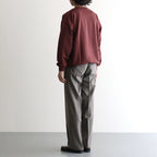SUPER HIGH GAUGE SWEAT P/O #BURGUNDY [A26AP02CU]