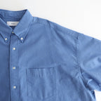 Oxford S/S Oversized B.D Shirt #SAX [GM261-50025B]