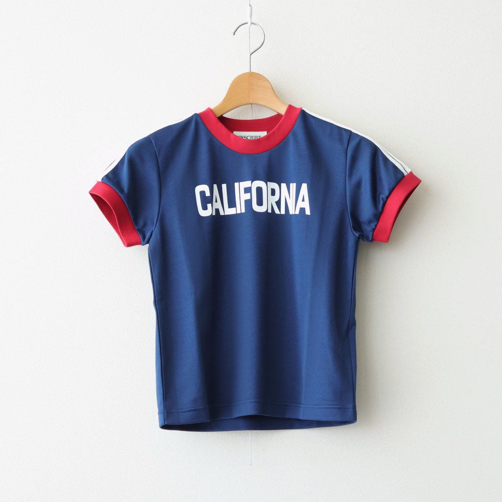 Stripe Uniform T-Shirt #NAVY [I26SS-BC16]