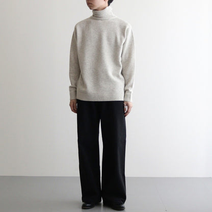 HIGH NECK SWEATER #natural l.beige [14252]