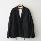 ウールサージ 製品縮絨ジャケット #BLACK [HR-J105-051]