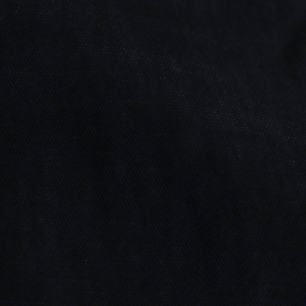 VIS/LI TWILL WIDE EASY TROUSERS #BLACK [ST.1156]