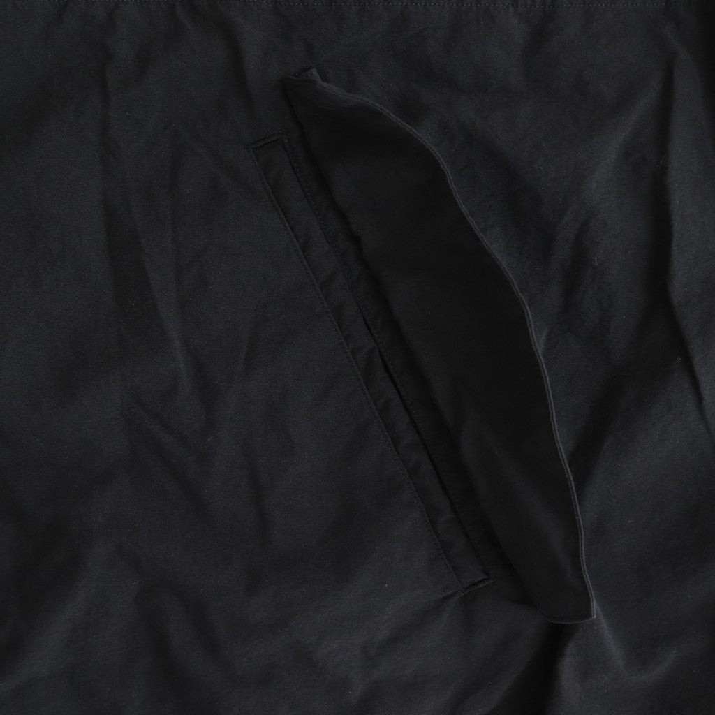 FMSTJK - ナイロンタッサー ガーメントダイ ショートモッズコート #95 Black [SN_FR1002JK]