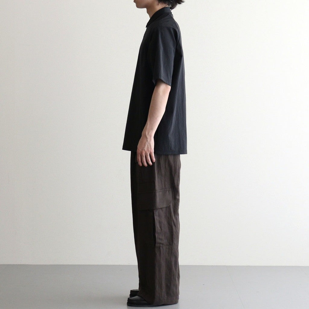 VIS/LI/RA TWILL CARGO TROUSERS #KHAKI BROWN [ST.1434]