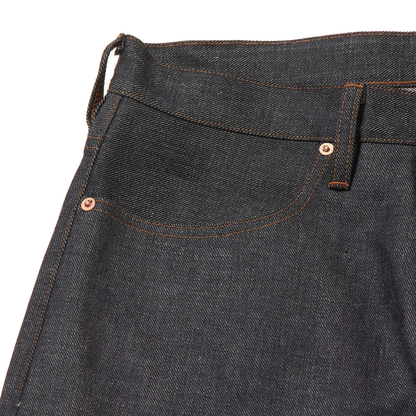 MODERN DENIM FLARED TROUSERS (23aw) #INDIGO [MODEN004]