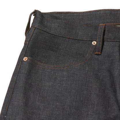 MODERN DENIM FLARED TROUSERS (23aw) #INDIGO [MODEN004]