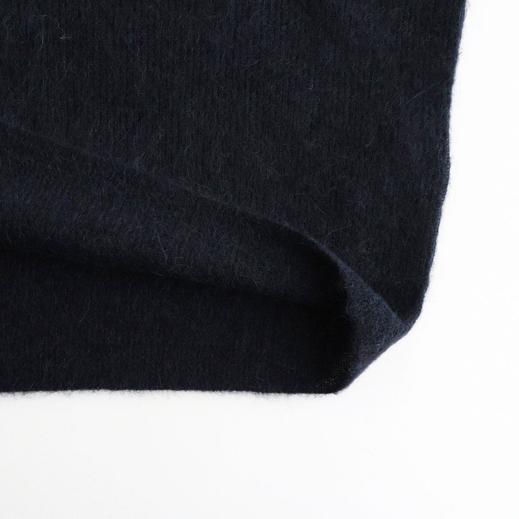 BABY SURI ALPACA SHEER KNIT P/O #NAVY [A26AP05AK]