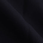 綿裏毛×エステル綿タフタ ジップパーカー #BLACK [HN-T011-051]