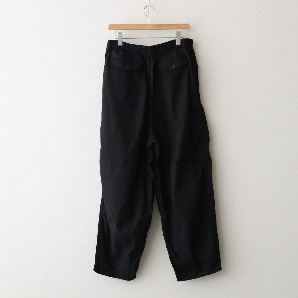 Garment Dyed Typewriter Parachute Pants #BLACK [GM243-40090]