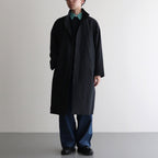 STAND COLLAR ZIP COAT #d.navy [15505]