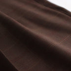 HIGH WAIST BELTED PANTS #BROWN [YK21AW0255P]