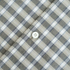 Banshu-ori Classic Shirt - Vintage Fabric #Gray & Beige Plaid [OFH010SH13]