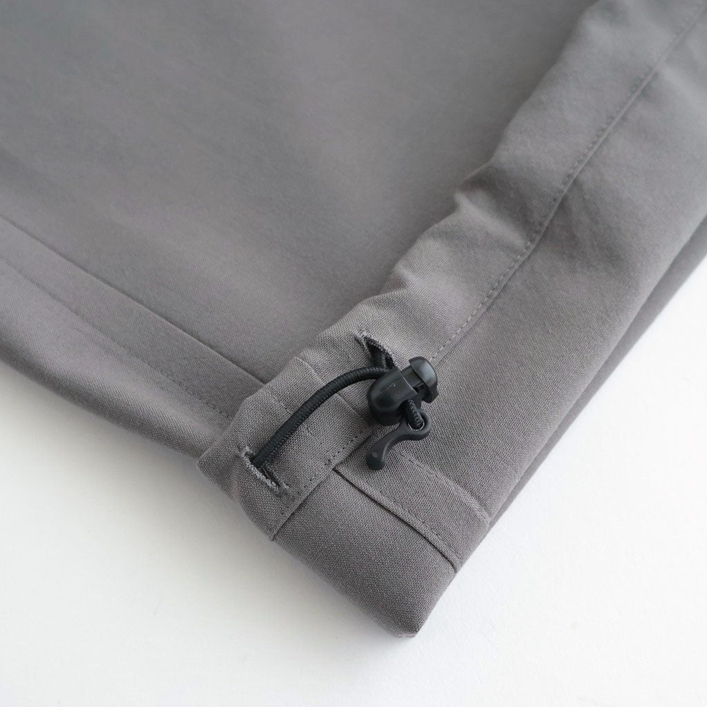 Wool Washer Tropical 2pleated Easy Trousers #GRAY [YK26SS01173P]