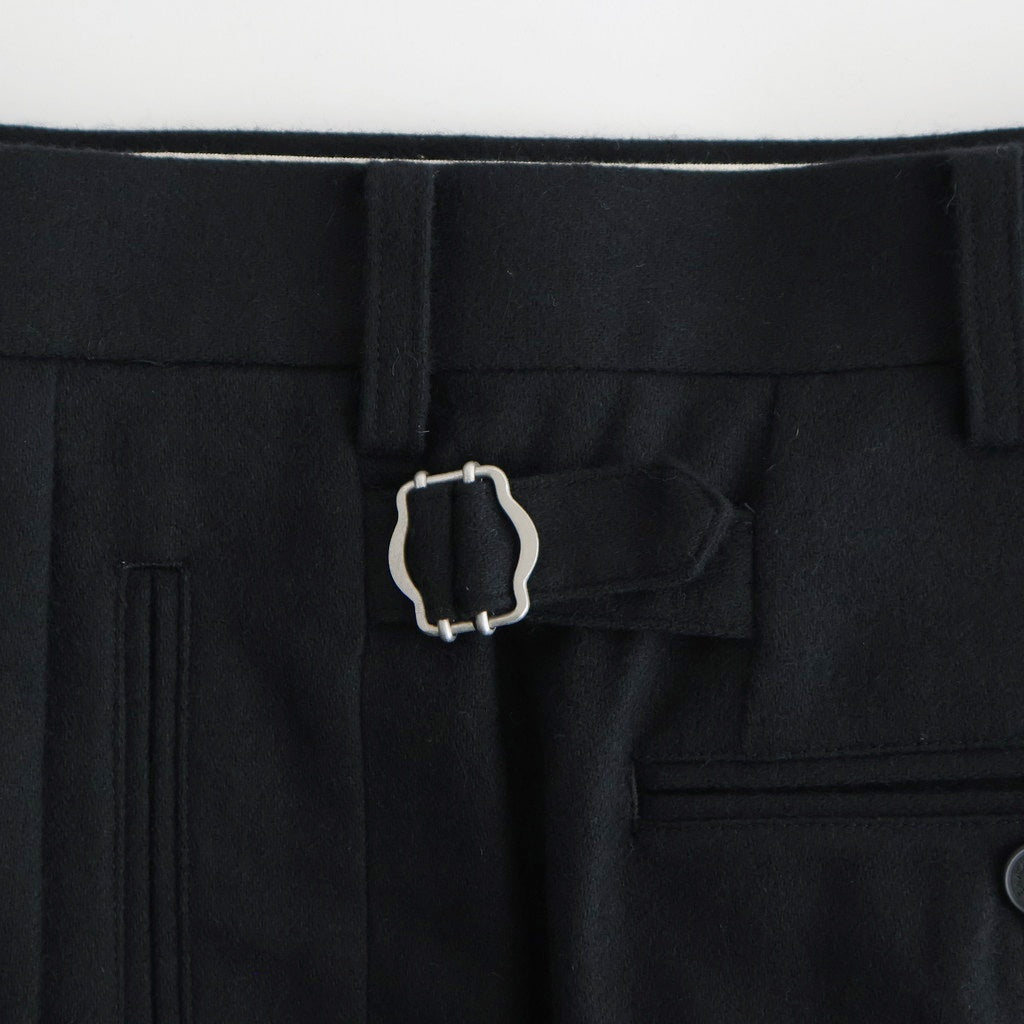 ウールフラノトラウザーズ #BLACK [HP-P035-051]