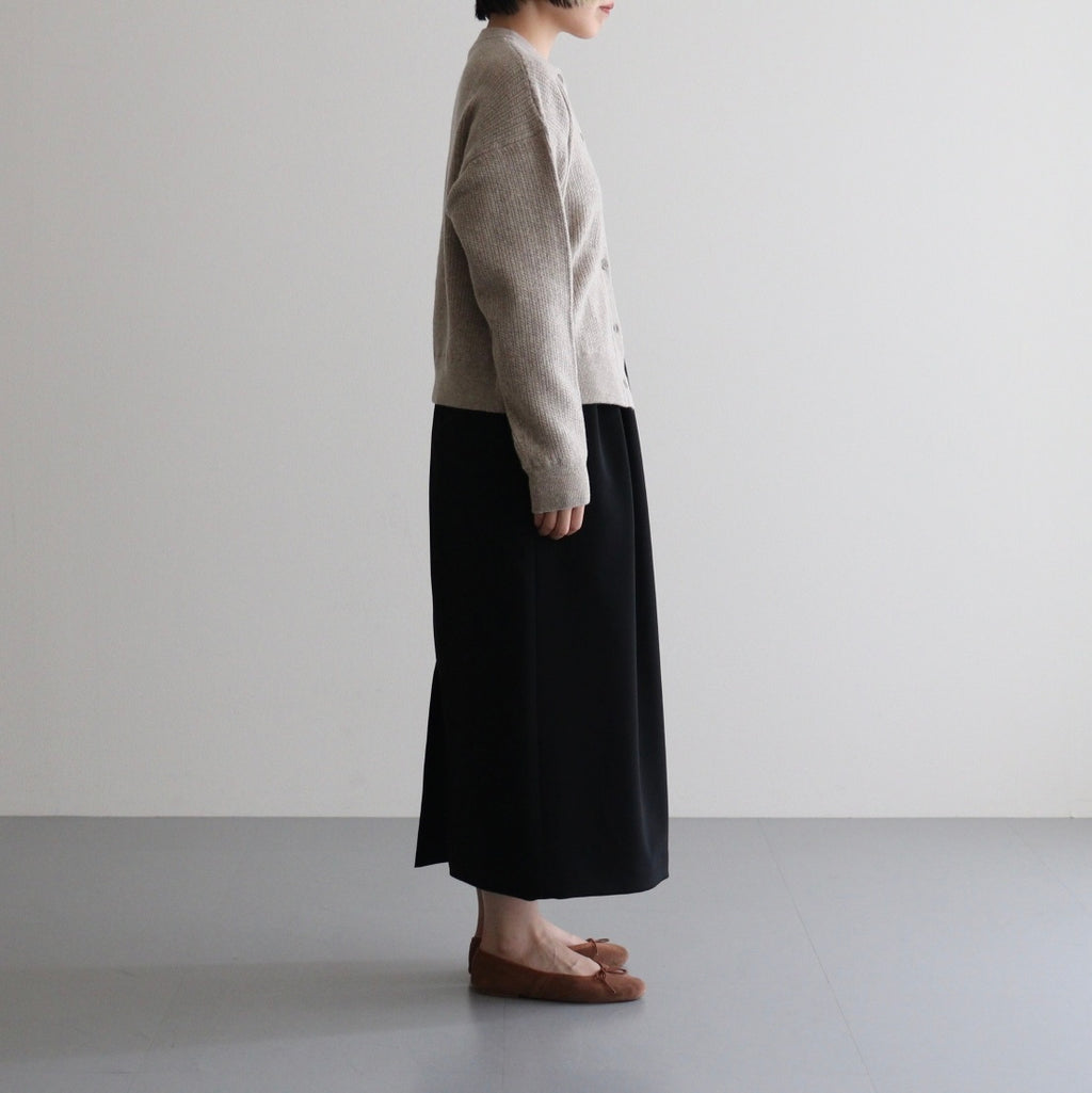 Women's Cable C/N Cardigan #BEIGE [2503-021]