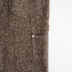HOMESPUN TWEED PAINTER PANTS #MIX BROWN [A26AP03HT]