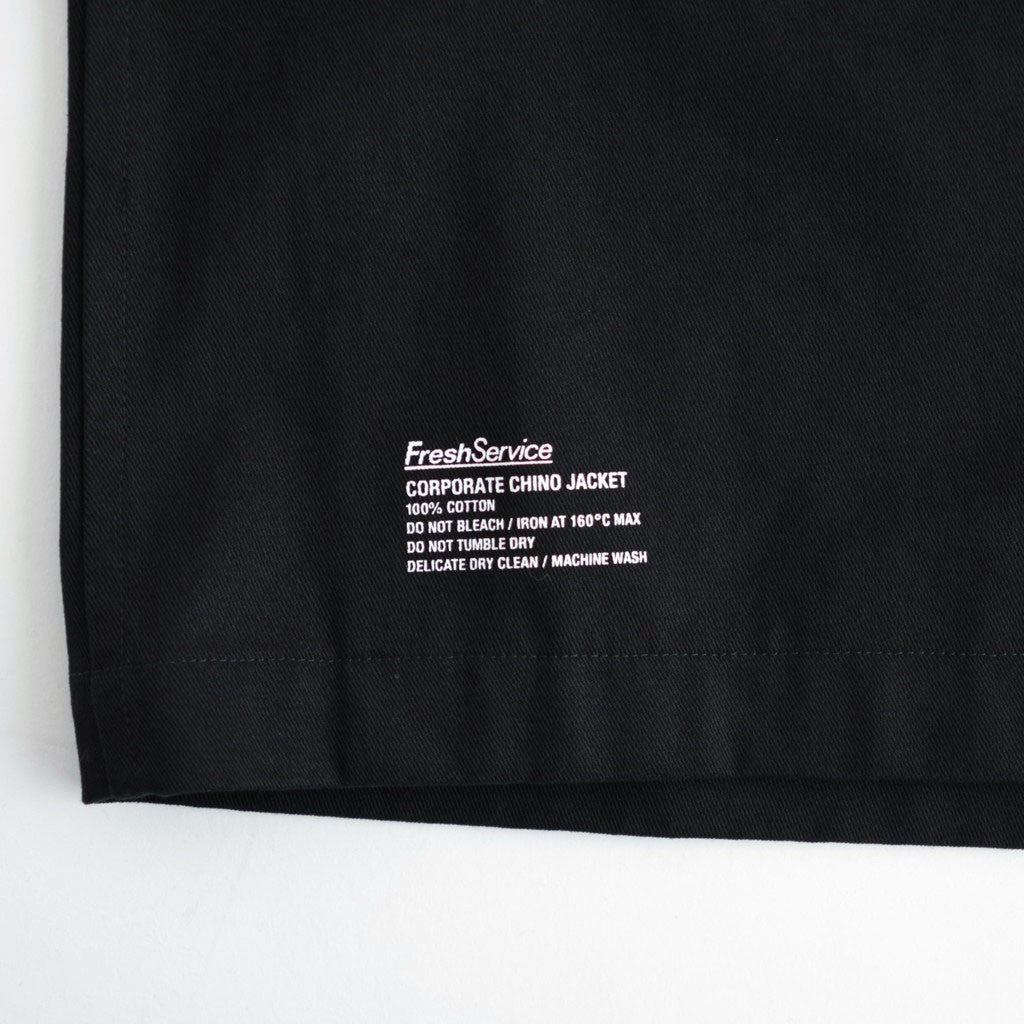 CORPORATE CHINO JACKET #BLACK [FSC263-20108]