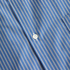 SIDOGRAS L/S Oversized Regular Collar Shirt #BLUE STRIPE [GM252-50010]