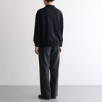 HABANA BANDED SLACKS #HEATHER CHARCOAL [AODFPT007]