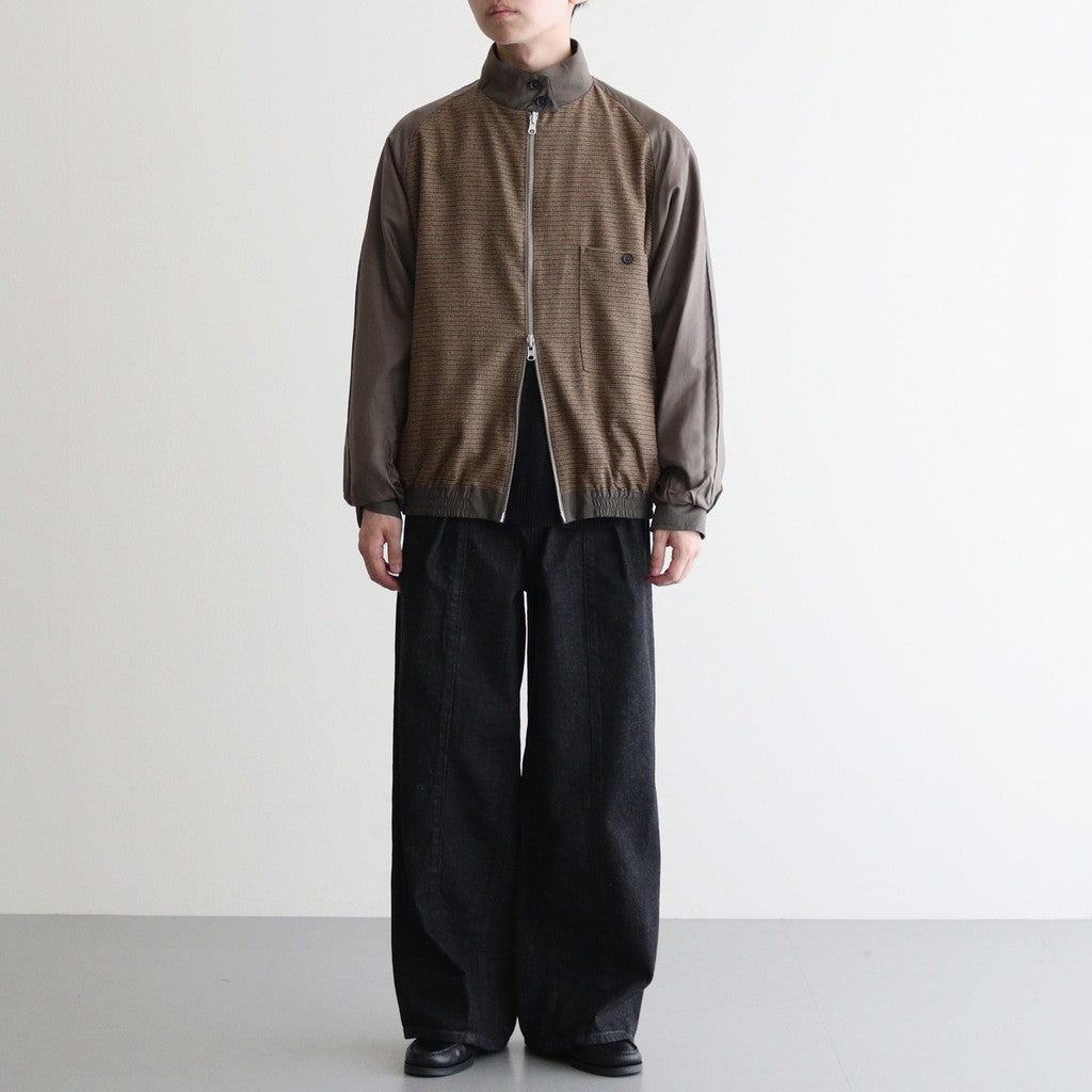 Wool Nylon Reversible Harrington Jacket #OLIVE [YK25FW01058B