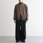 Wool Nylon Reversible Harrington Jacket #OLIVE [YK25FW01058B]