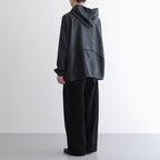 縮絨ウールワイドフーディー #CHARCOAL GRAY [D225-T391]