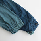 SPRAY PRINTED NYLON SNOWPARKA #OCEAN BLUE [YK23SS0462C]