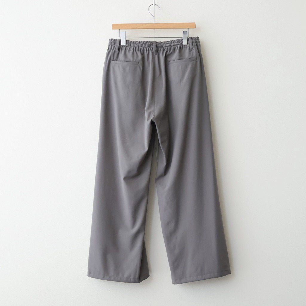 Wool Washer Tropical 2pleated Easy Trousers #GRAY [YK26SS01173P]