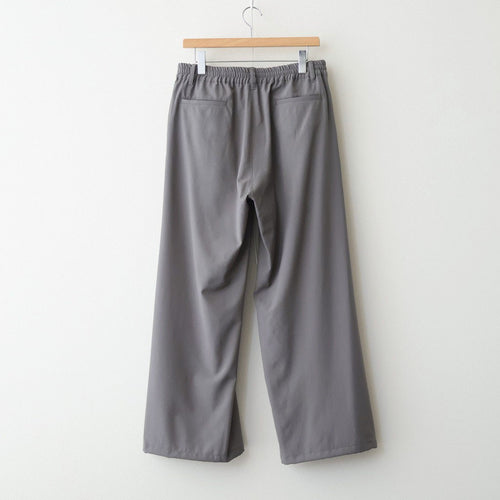 Wool Washer Tropical 2pleated Easy Trousers #GRAY [YK26SS01173P]