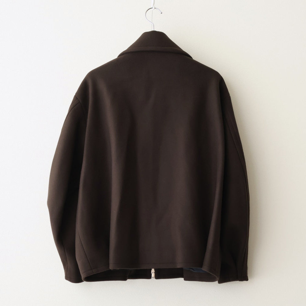 STERNBERG ウールギャバZIPジャケット Lサイズ Melton Stand Collar Zip Blouson #BROWN [YK25FW01034B] – ciacura
