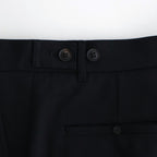 3pleated Wide-leg Trousers #BLACK [YK26SS01170P]