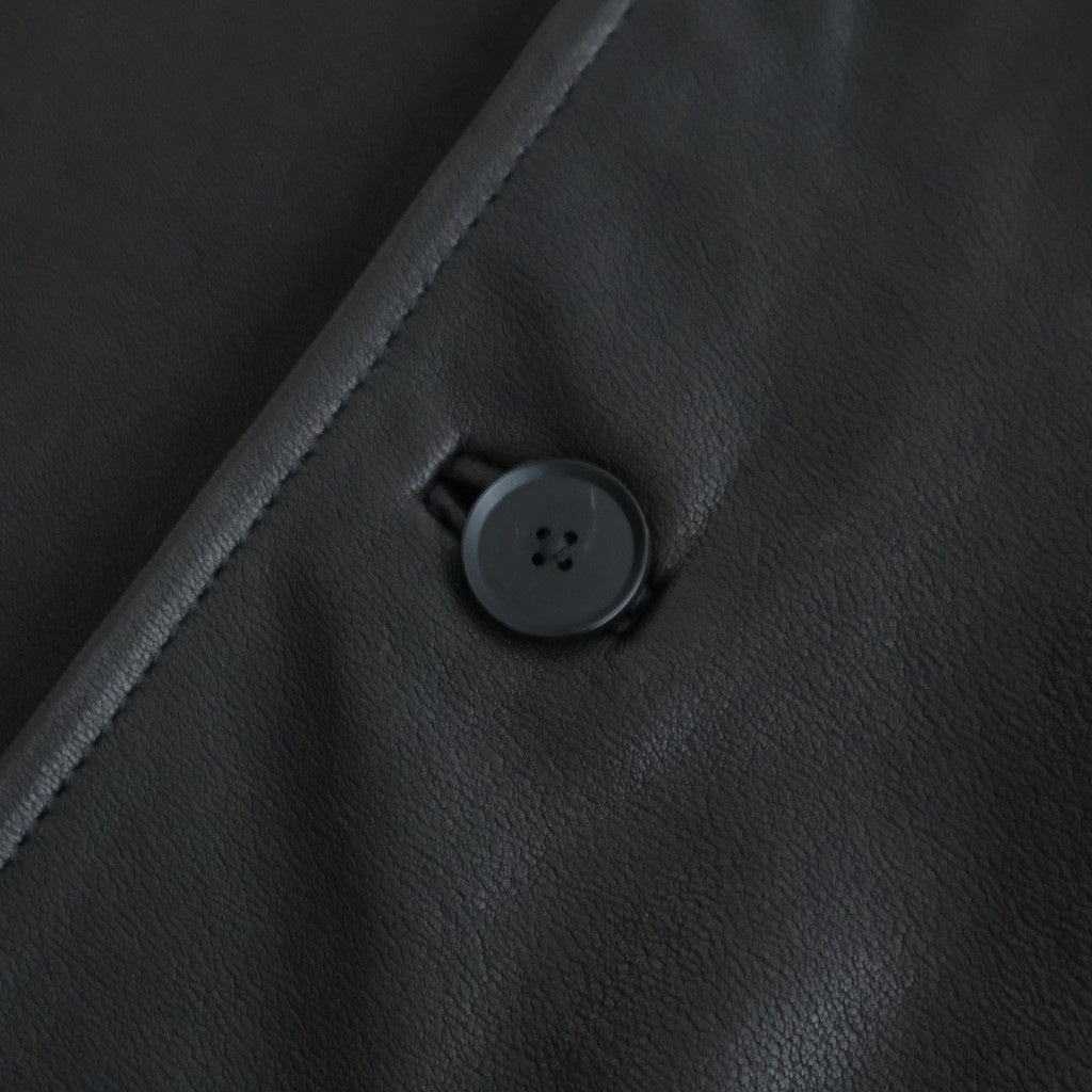 TEXTURED LAMB LEATHER BLOUSON #BLACK [A26SB01BL]