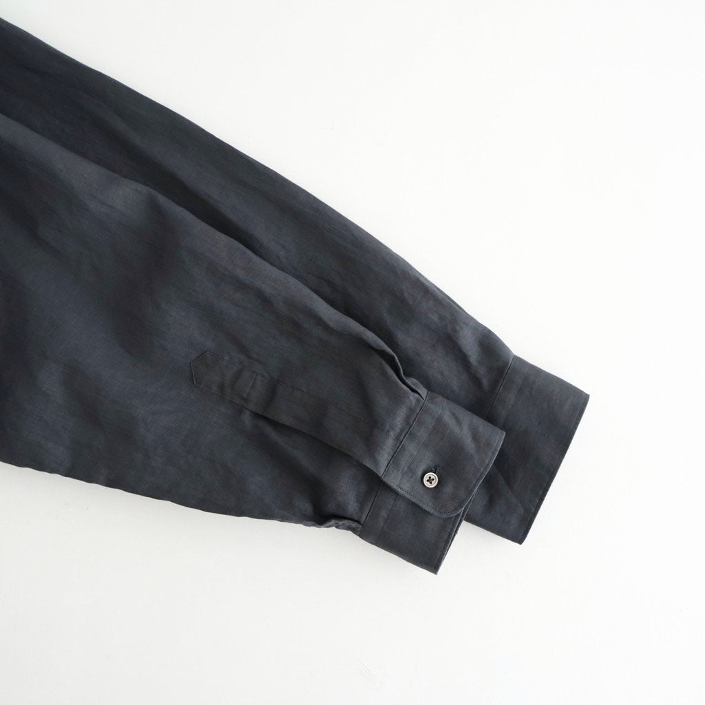 Linen L/S Oversized Regular Collar Shirt #C.GRAY [GM262-50039B]