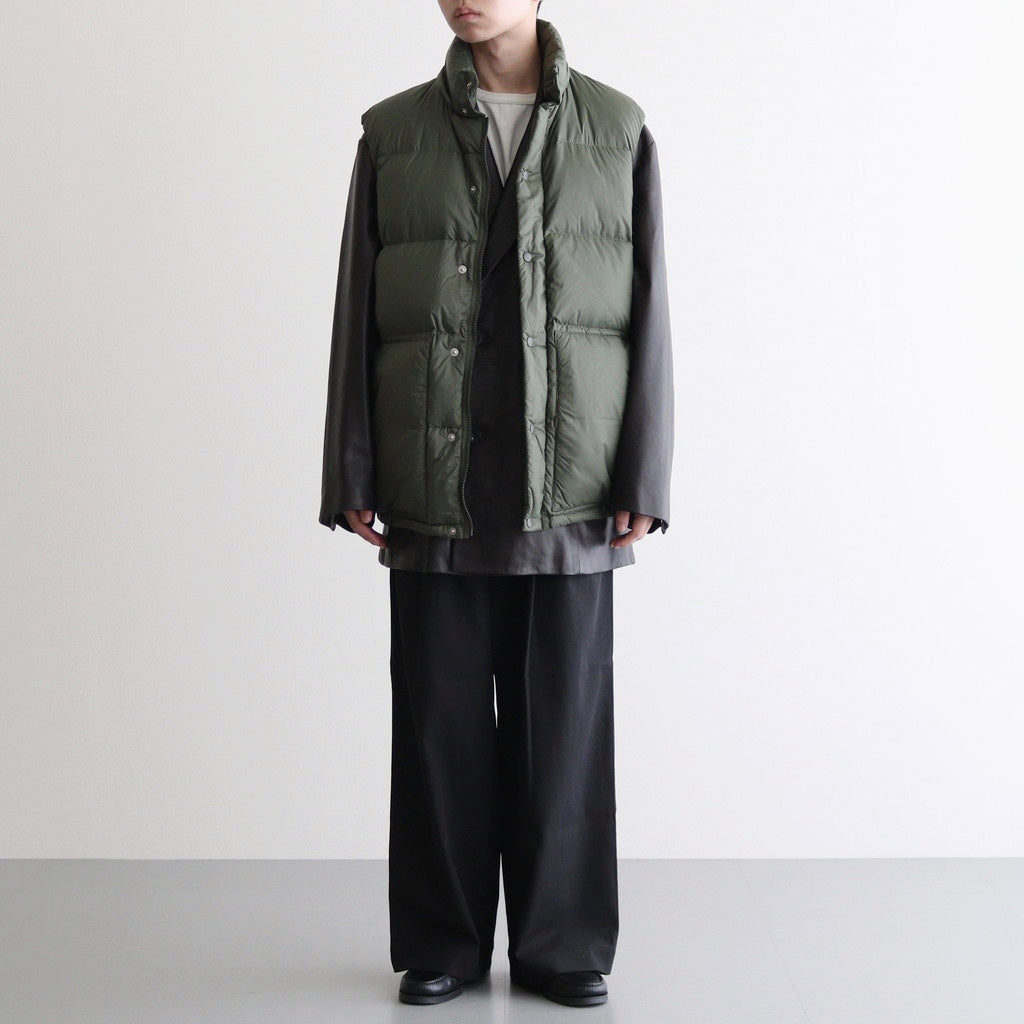 CORPORATE DOWN VEST #KHAKI [FSW-23-DW_173]